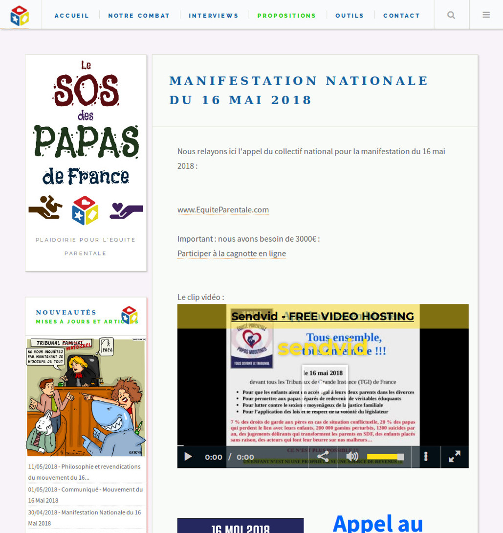 Le SOS des Papas de France